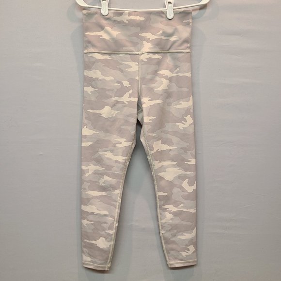 Athleta Leggings Elation Tight High Rise Camo Print Gray Womens Small - Picture 7 of 7